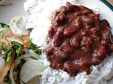 Kidney beans and rice