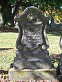 Grave marker in Lebanon Church Cemetery, West Mifflin