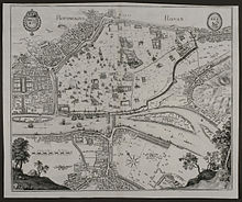 Map of Rouen, 1657 Rouen Merian.jpg