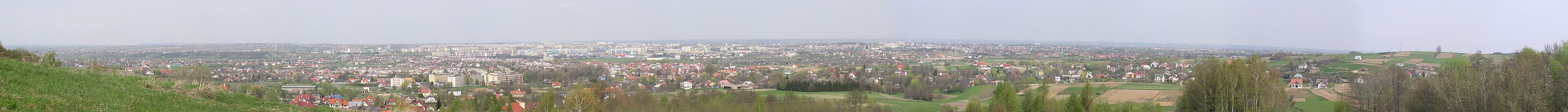 Panoramo de Rzeszów je aprilo 2006