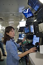 Thumbnail for File:STS131 Naoko Yamazaki-12 Jan 10.jpg