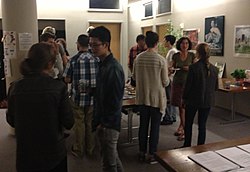 Reception after Professor Sharon Street's SWIP-Analytic presentation "Normativity and Water, The Analogy and Its Limits" at the CUNY Graduate Center, October 7, 2013. SWIP Analytic.jpg