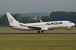 Боинг 737-800 авиакомпании Saga Airlines TC-SGH.jpg