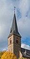 * Nomination Bell tower of the St James church in Oberehe, Rhineland-Palatinate, Germany. --Tournasol7 04:07, 21 July 2022 (UTC) * Promotion  Support Good quality.--Agnes Monkelbaan 04:17, 21 July 2022 (UTC)