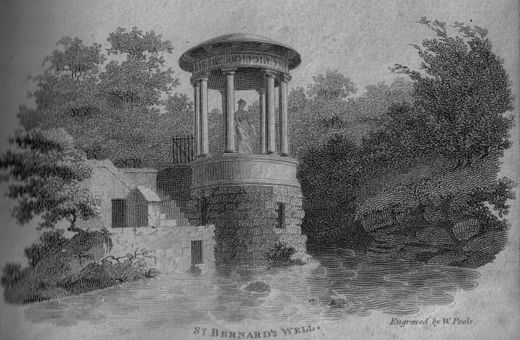 Saint Bernard's well at Stockbridge near Edinburgh in 1800.[4]