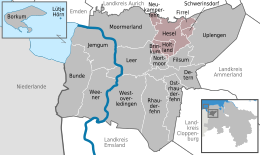 Samtgemeinde Hesel - Carte