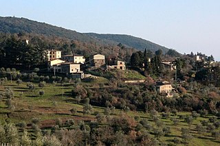 San Regolo Frazione in Tuscany, Italy