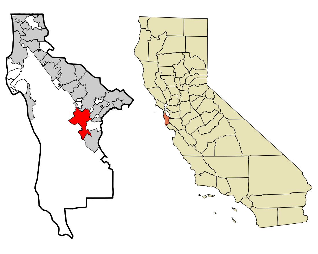 File:San Mateo County California Incorporated and Unincorporated areas Woodside Highlighted.svg