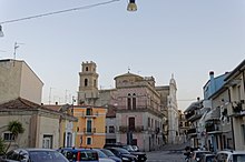 Veduta da Piazza Garibaldi della Parrocchia dell'Immacolata Concezione