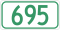 Саскачевански маршрут 695.svg