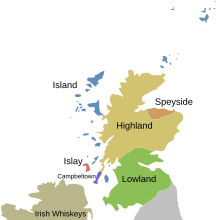 The regions of Scotch whisky