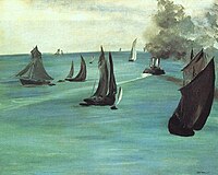 Édouard Manet, Seascape Calm Weather, 1864–1865