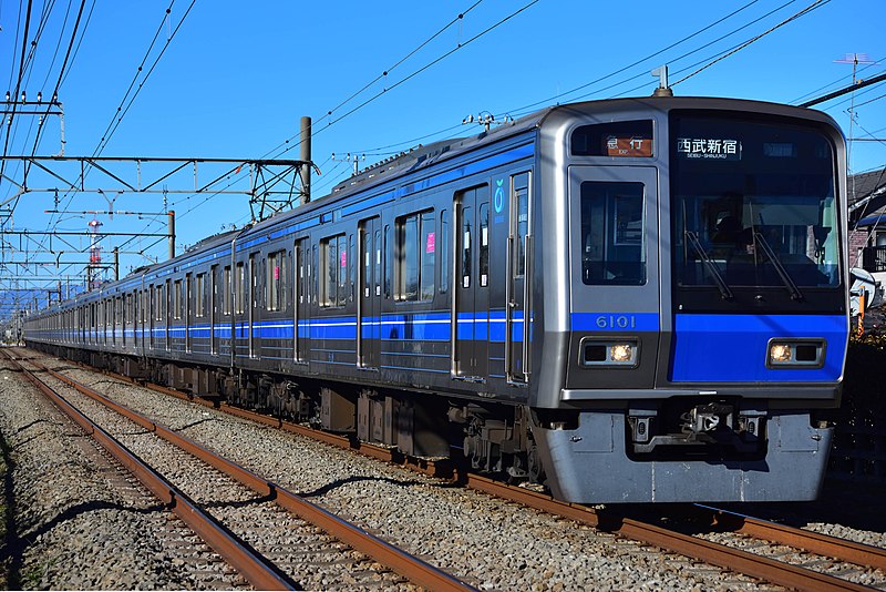 File:Seibu 6000 series Haijima line 20190118.jpg