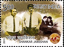 Shankar Jaikishan 2013 stamp of India.jpg