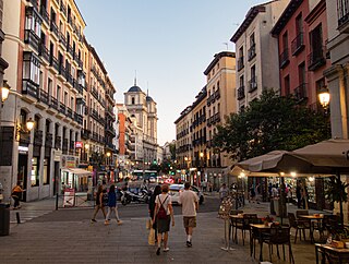 Calle de Toledo Street in Madrid, Spain