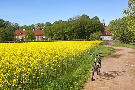 Skåne landscape outside  Helsingborg.