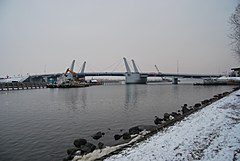 Most 100-lecia Niepodległości Rzeczypospolitej na trasie DW501