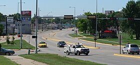 South Sioux City, Nebraska looking S from bridge.JPG