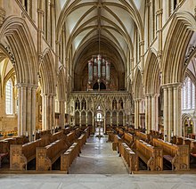 Southwell Minster interior Southwell Minster Choir, Nottinghamshire, UK - Diliff.jpg