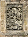 Wappen der Grafen von Spiegelberg von 1507 an der Burg