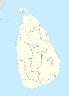 Mapa de localización de Sri Lanka