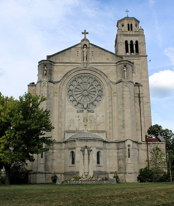 St. Monica Church in Cincinnati served as the cathedral from 1938 to 1957.