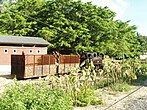 Stoomlocomotief met wagons op de Ciaotou-suikerfabriek (2008)