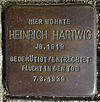 Stolperstein Anton-Rée-Weg 1 (Heinrich Hartwig) in Hamburg-Hammerbrook.JPG