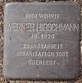 Stolperstein Arnstadt Mispelgütchen 3-Werner Hirschmann.JPG