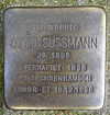 Stolperstein Eppendorfer Landstrasse 56 (Otto Sussmann) in Hamburg-Eppendorf.JPG