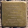 Stolperstein Metzer Str 33 (Prenz) Meir Scharf.jpg