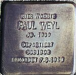 Stolperstein für Paul Weyl