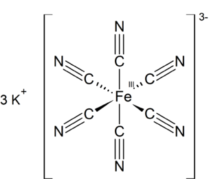<span class="mw-page-title-main">Potassium ferricyanide</span> Chemical compound
