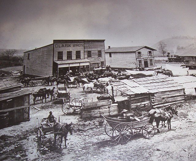 Stuart Train Depot, ca 1895