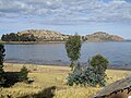 Suasi Island sur le lac Titicaca.