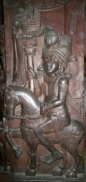 File:Sunga horseman Bharhut.jpg