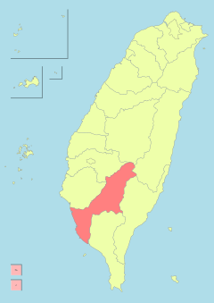 Taiwan ROC political division map Kaohsiung City (2010).svg