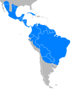 Tayassu tacaju distribution map.PNG