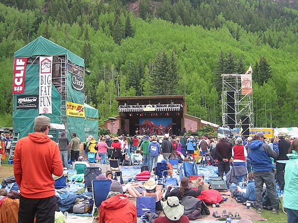 Main stage of the festival, 2009