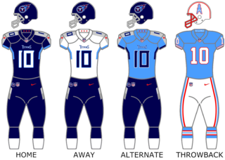 <span class="mw-page-title-main">Tennessee Titans</span> National Football League franchise in Nashville, Tennessee