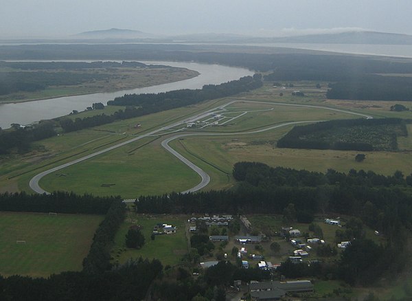 Teretonga Park viewed from the air