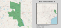 Thumbnail for Texas's 1st congressional district