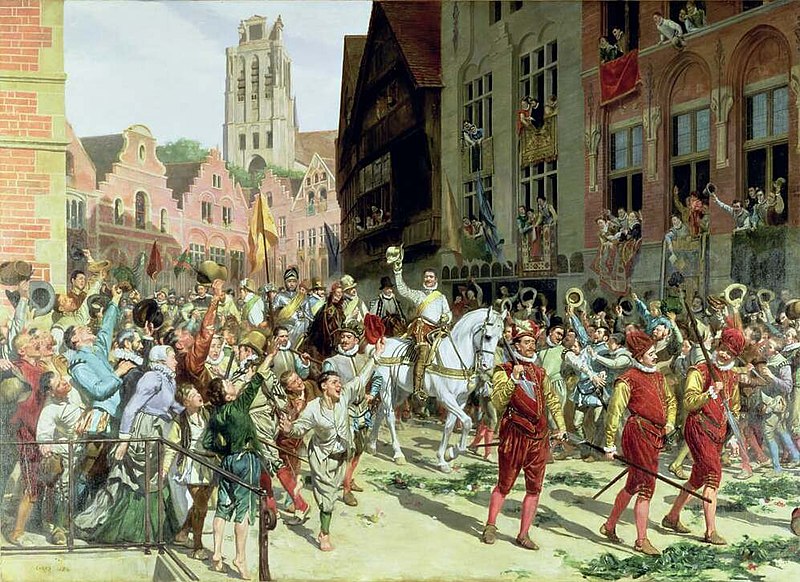 File:The Triumphal Arrival in Rotterdam of Prince Maurice of Orange-Nassau after the Battle of Nieuwpoort, 1600.jpg