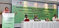 The Union Minister for Food Processing Industries, Smt. Harsimrat Kaur Badal addressing the 6th Annual Meeting of NIFTEM Industry Forum (NIF), in New Delhi.JPG