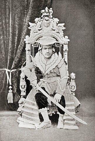 Thibaw Min was the last monarch of the Konbaung Dynasty in Myanmar.