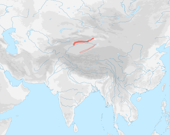 Tocharian languages overview map.svg