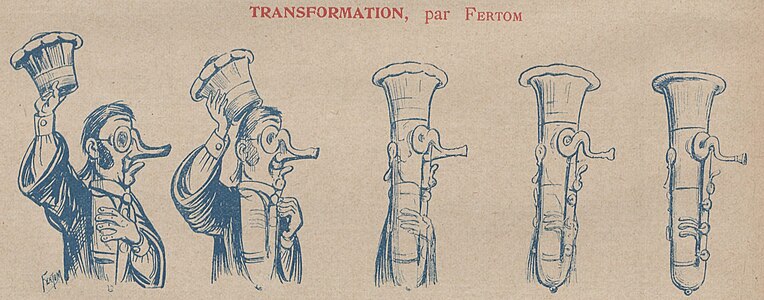 « Transformation » (Miousic, 1er janvier 1905).