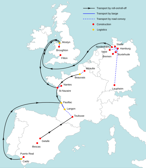 Transport A380 en