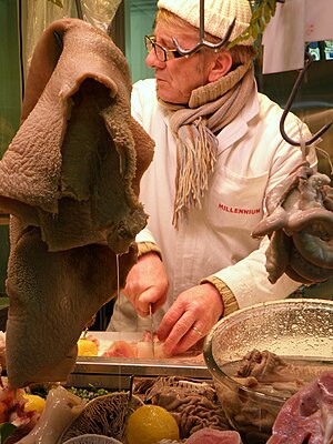 A tripe seller in Naples