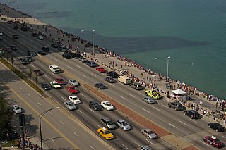 Lake Shore Drive Lake-side expressway in Chicago, Illinois, United States